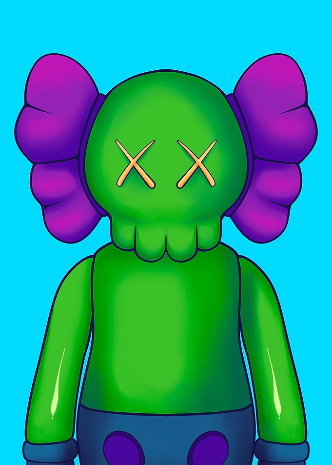 Kaws green