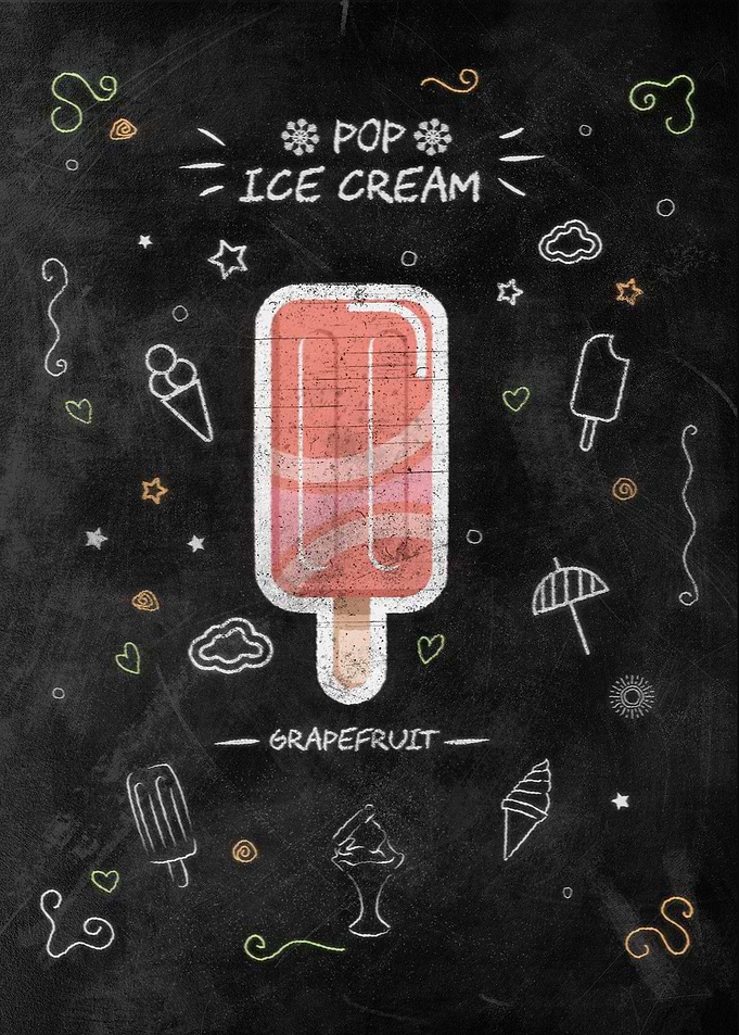 Grapefruit Ice Cream