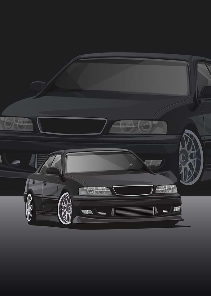 toyota chaser black