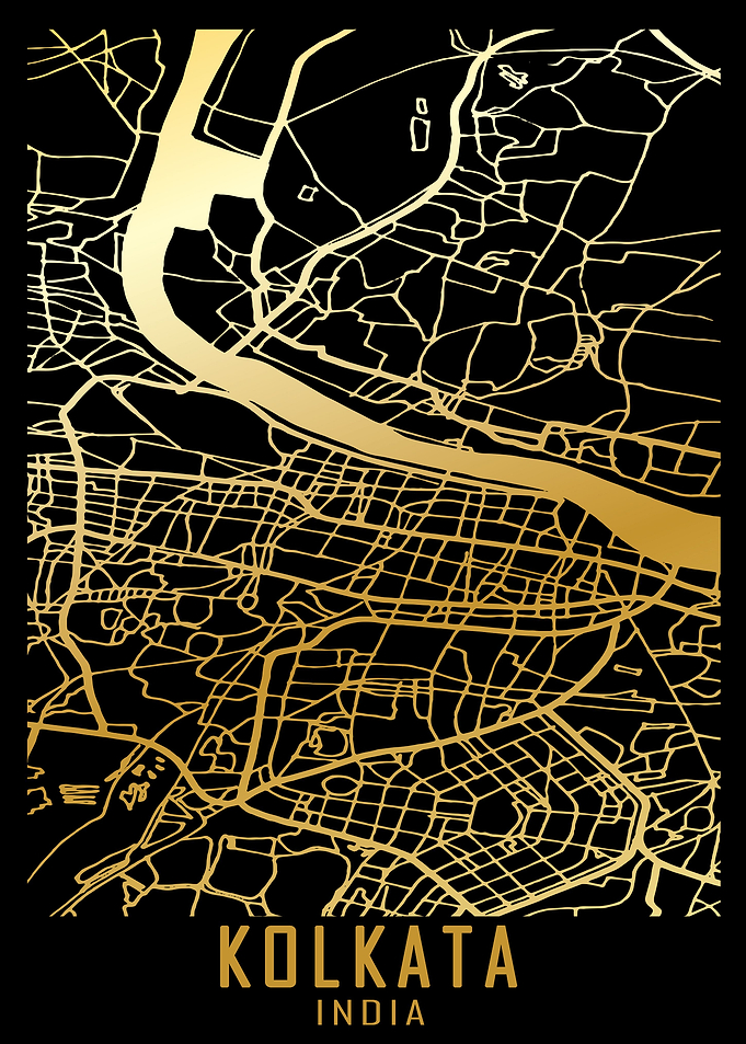Kolkata India City Map