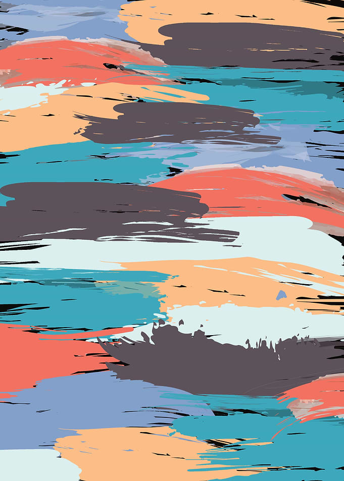 Abstract colourful poster
