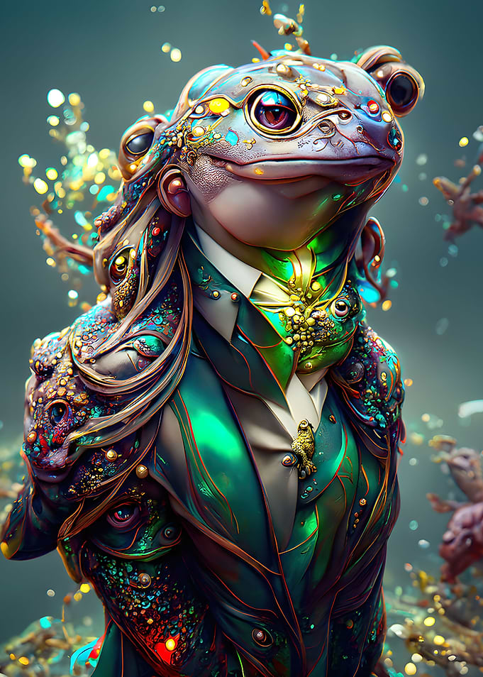gentleman frog
