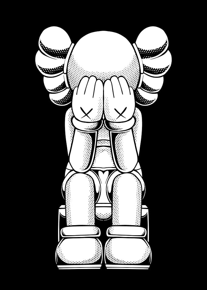black kaws