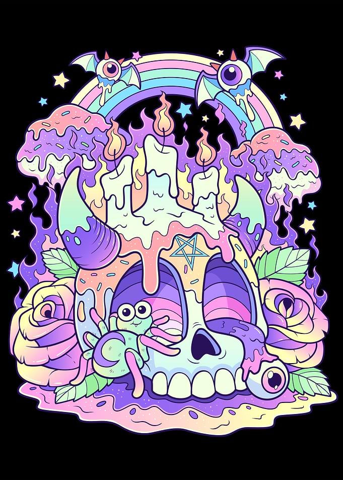 Skull Pastel Goth