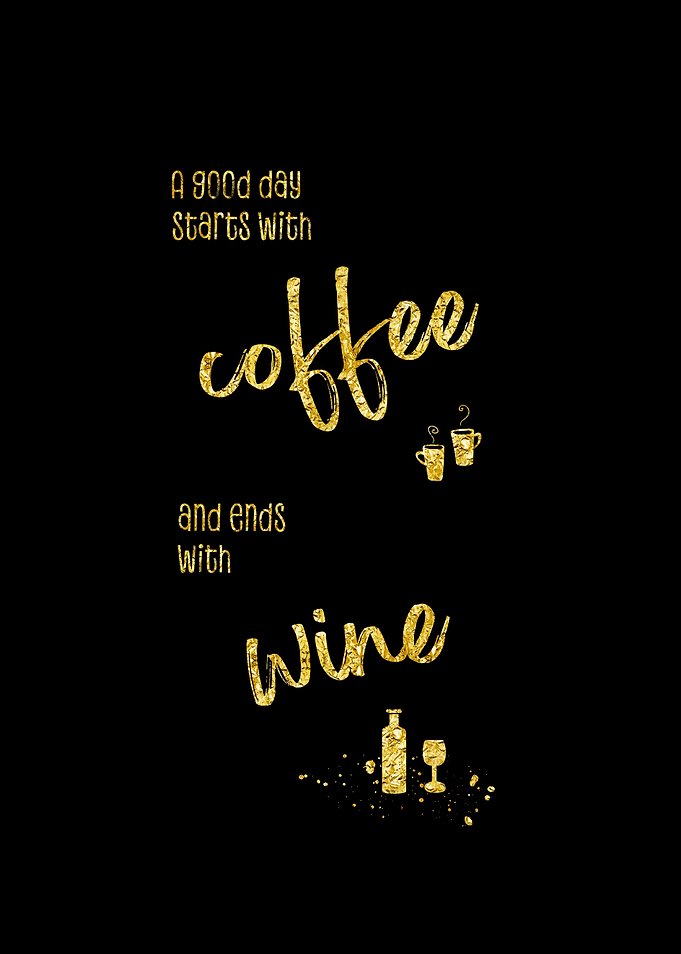 Coffee and wine
