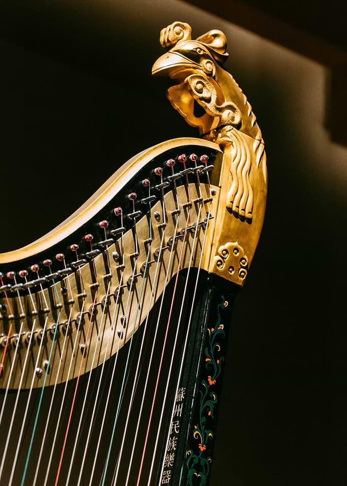 Gold harp