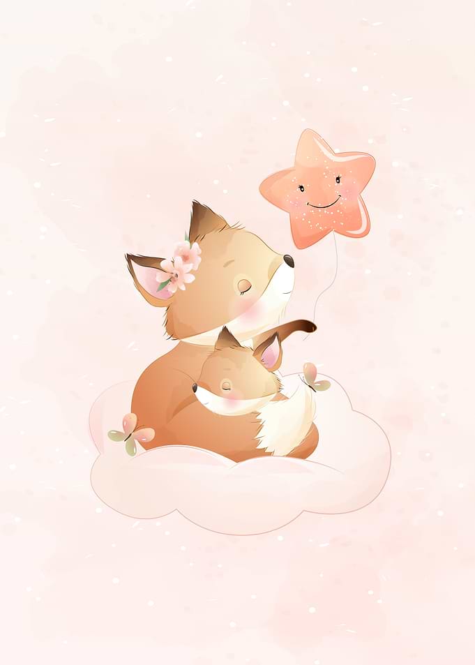Cute Fox sleeping