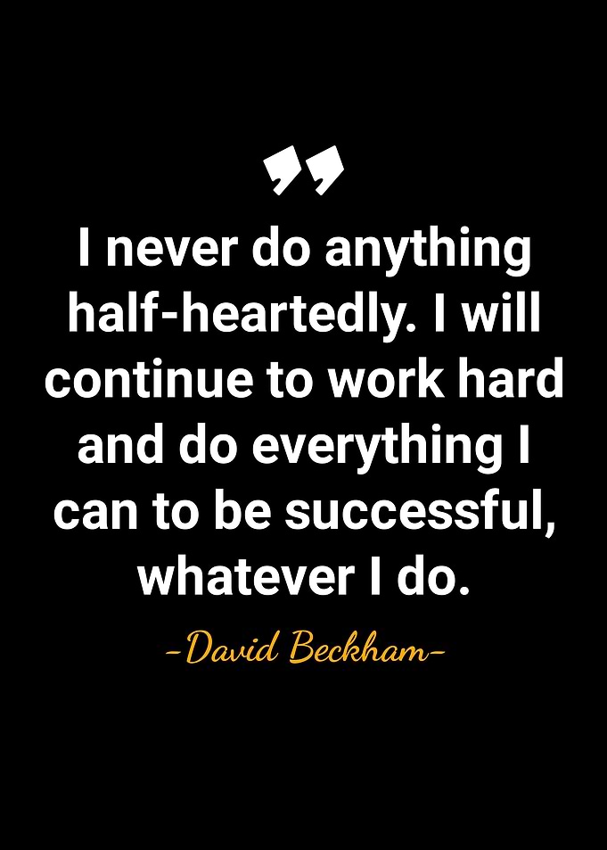 David Beckham quotes