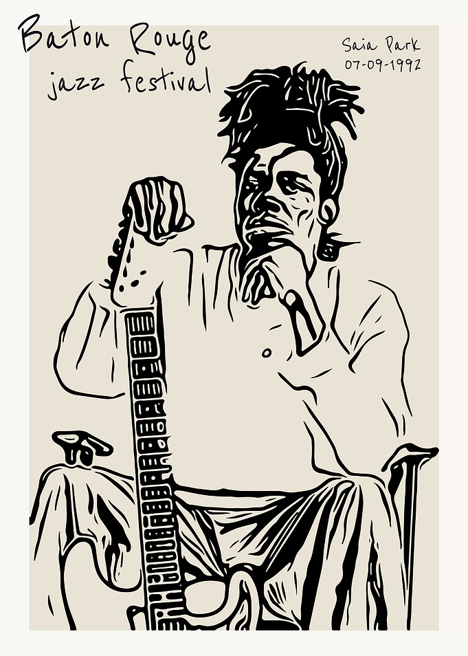 Baton Rouge Jazz Poster