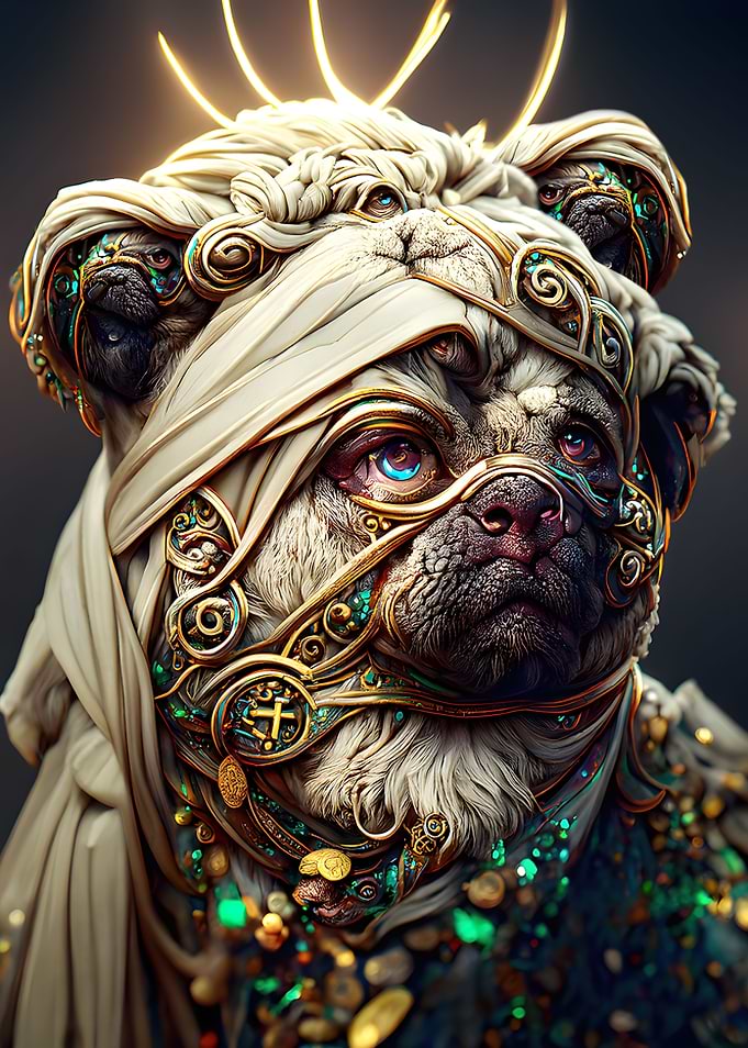 Victoria le pug