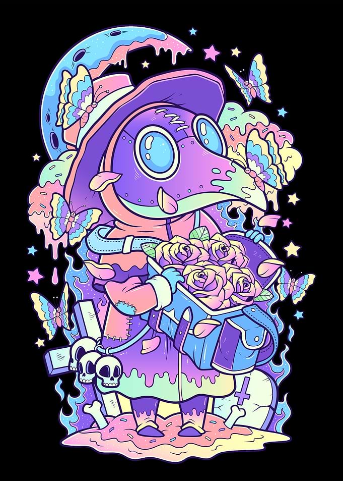 Plague Doctor Pastel Goth