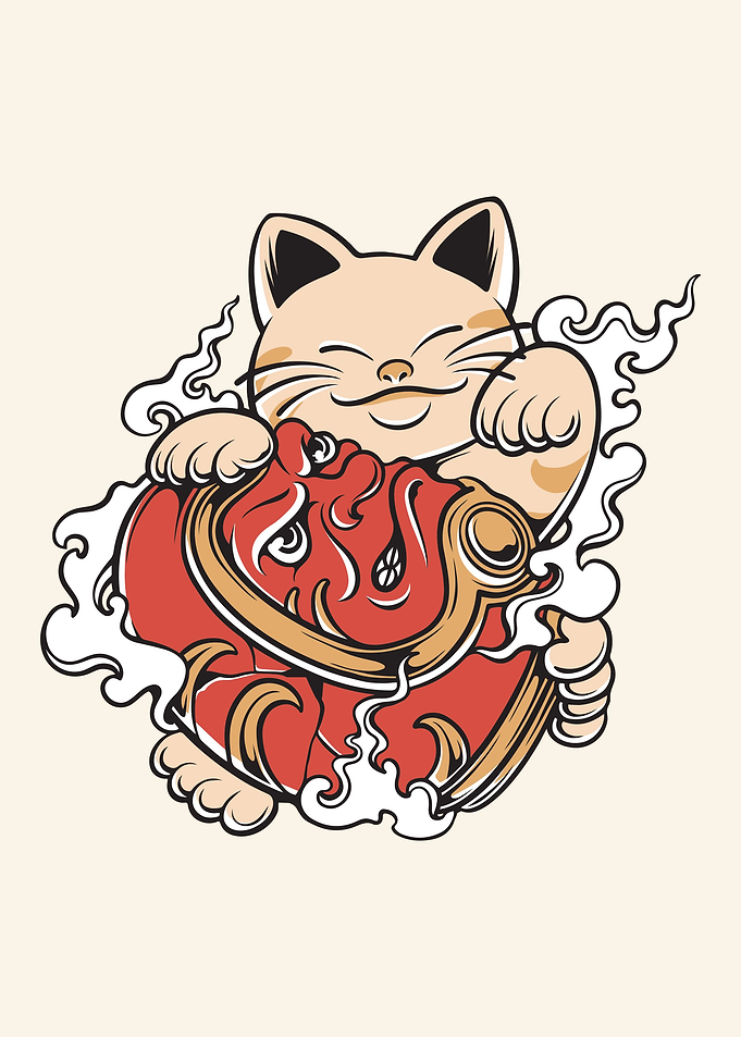 Japanese cute neko
