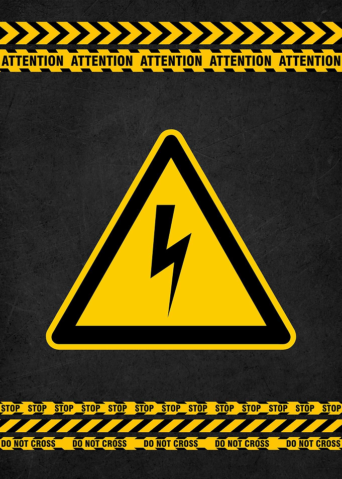 high voltage sign