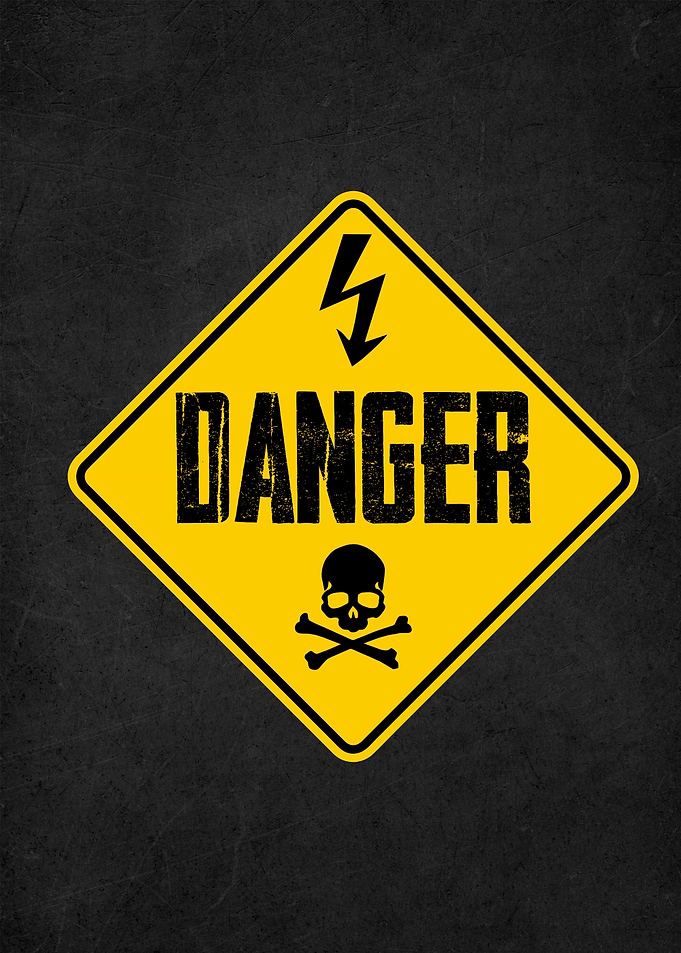 danger high voltage sign