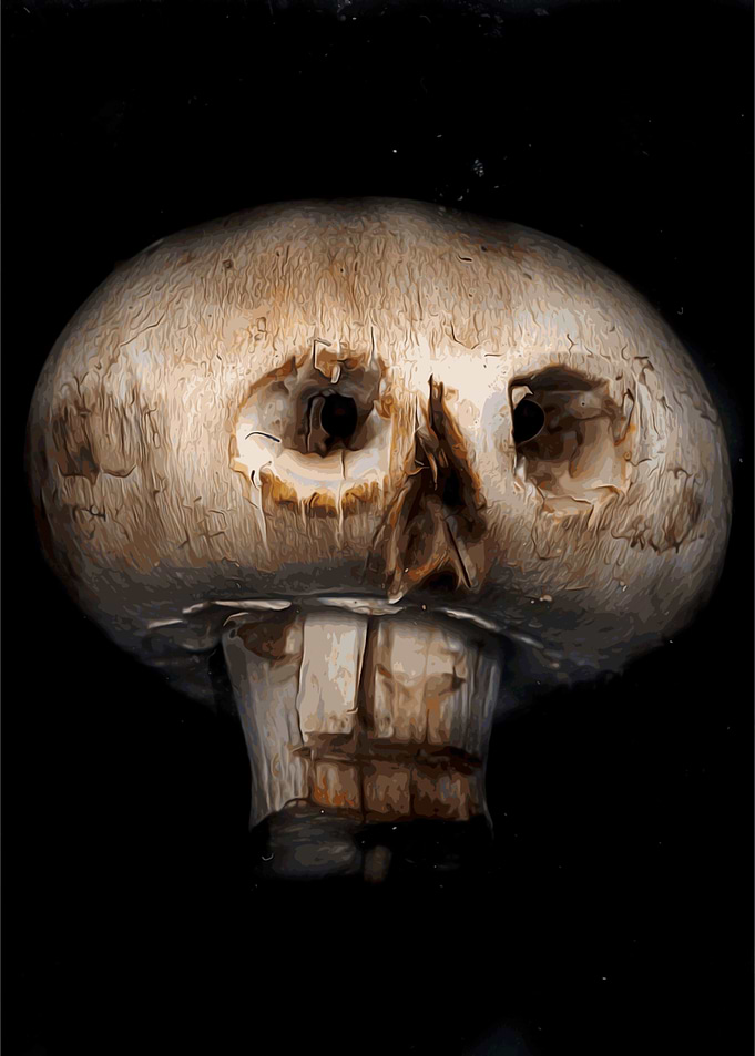 Halloween mushroom
