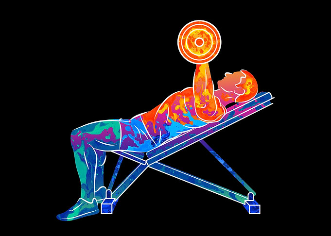 Abstract man training
