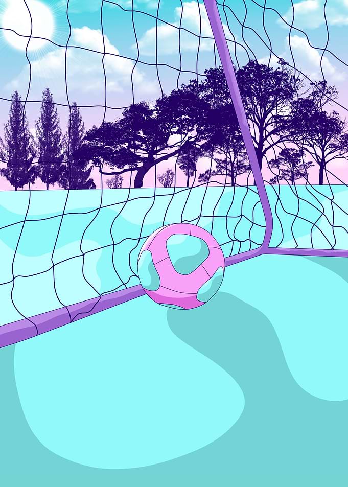footbal easthetic art