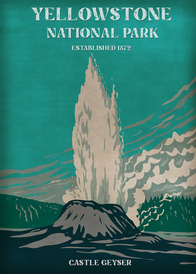 Yellowstone Castle Geyser