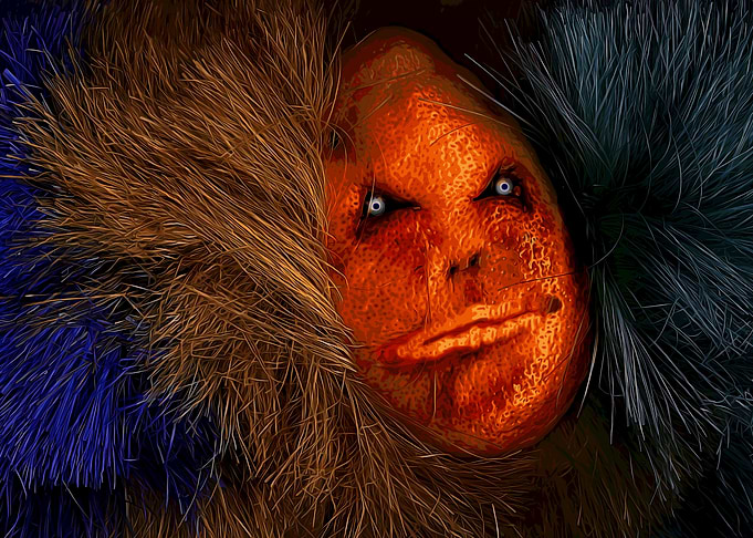 Halloween orange