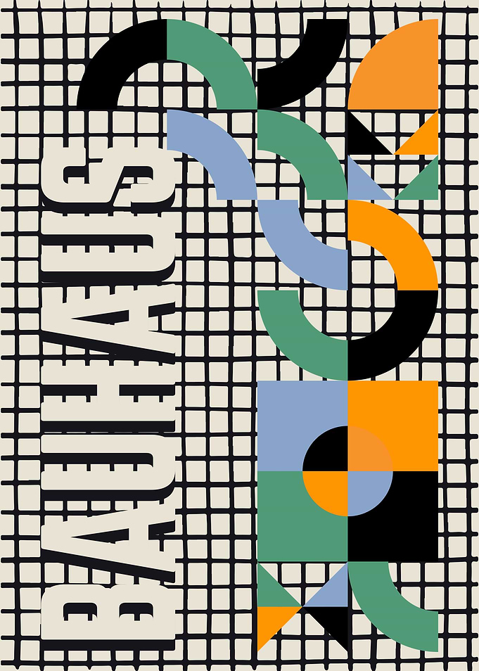 Bauhaus Collage Poster