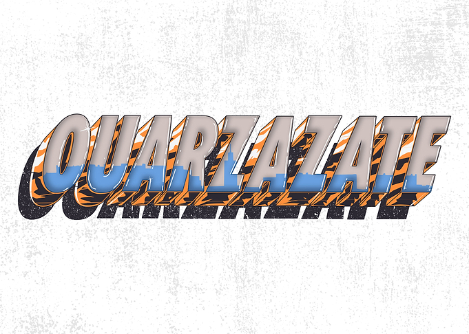 Ouarzazate City in Morocco