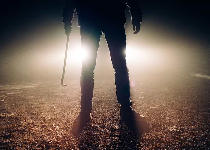 Man with weapon