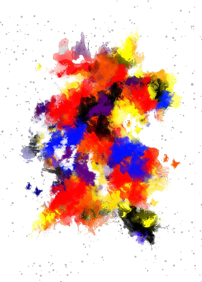 abstract splash