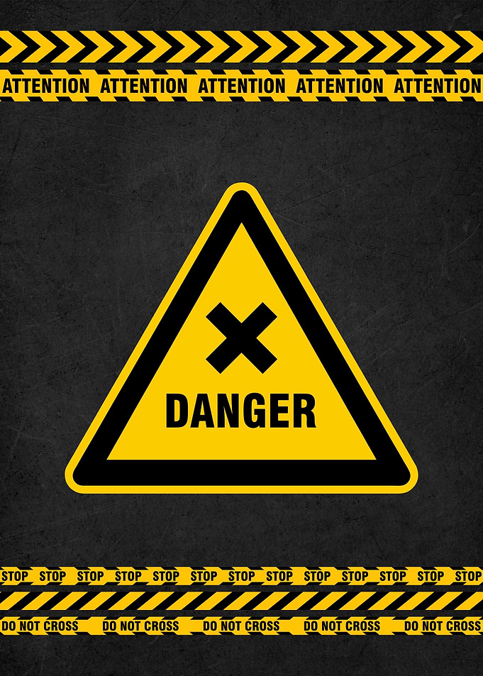 warning danger sign