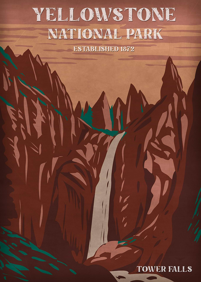 Yellowstone Tower Falls