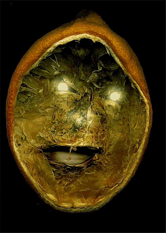 Hollow halloween lemon