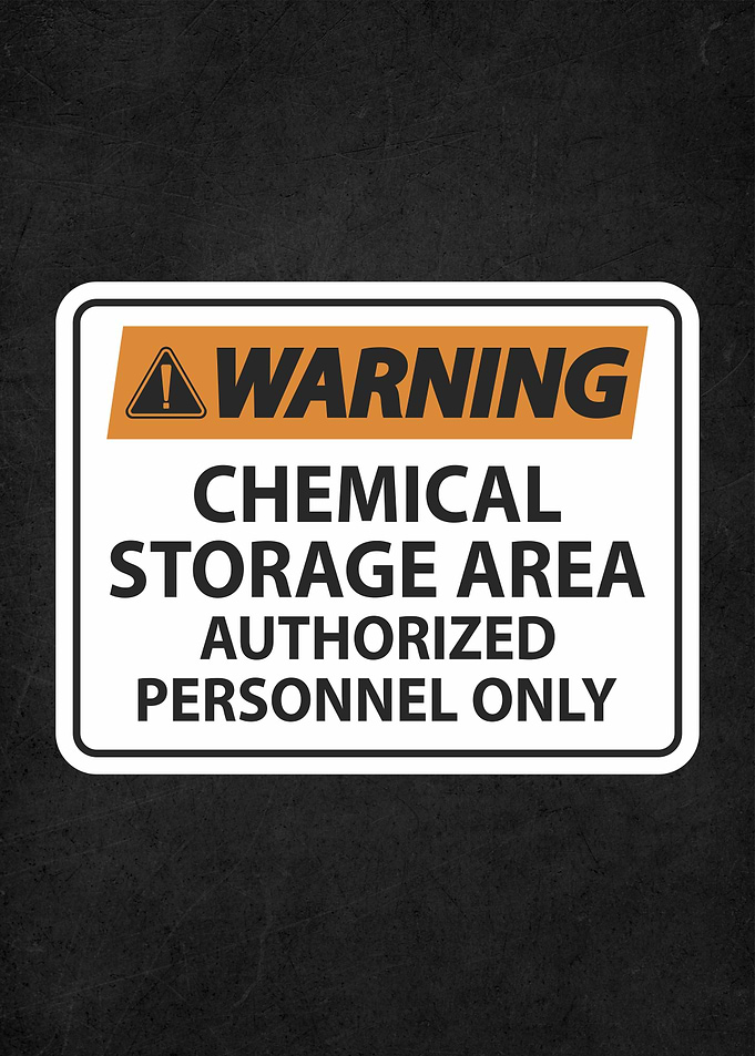 warning chemical sign
