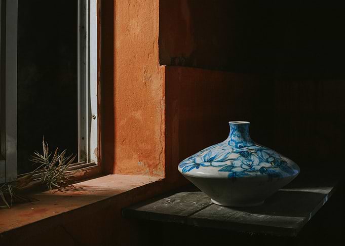 low flowerpot