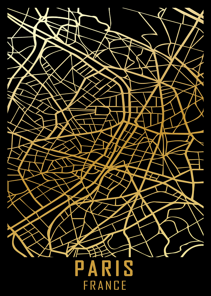 Paris France City Map