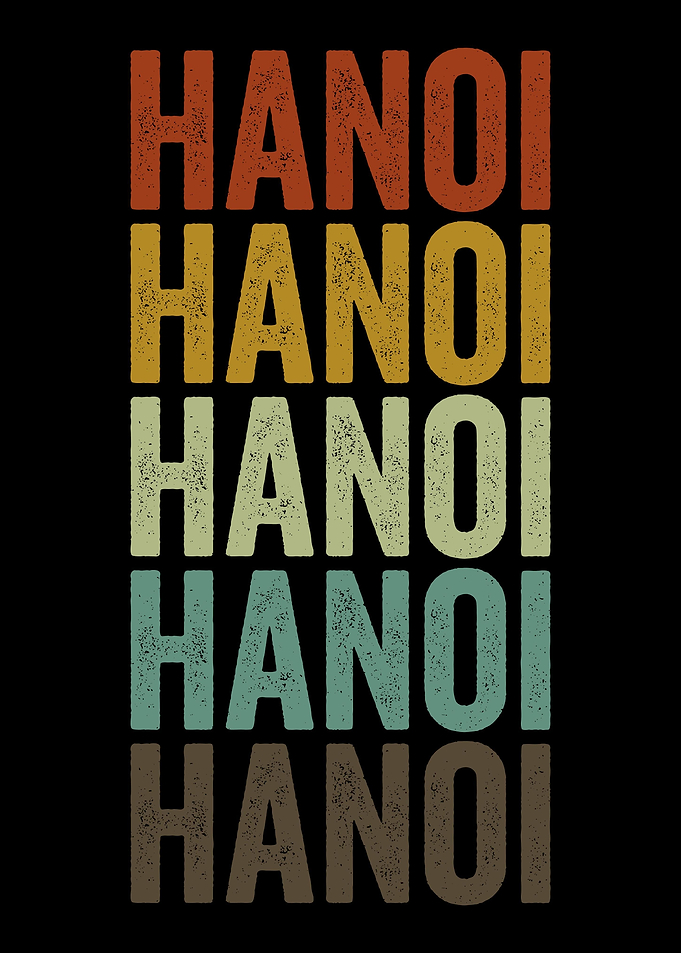 Hanoi Vietnam Retro