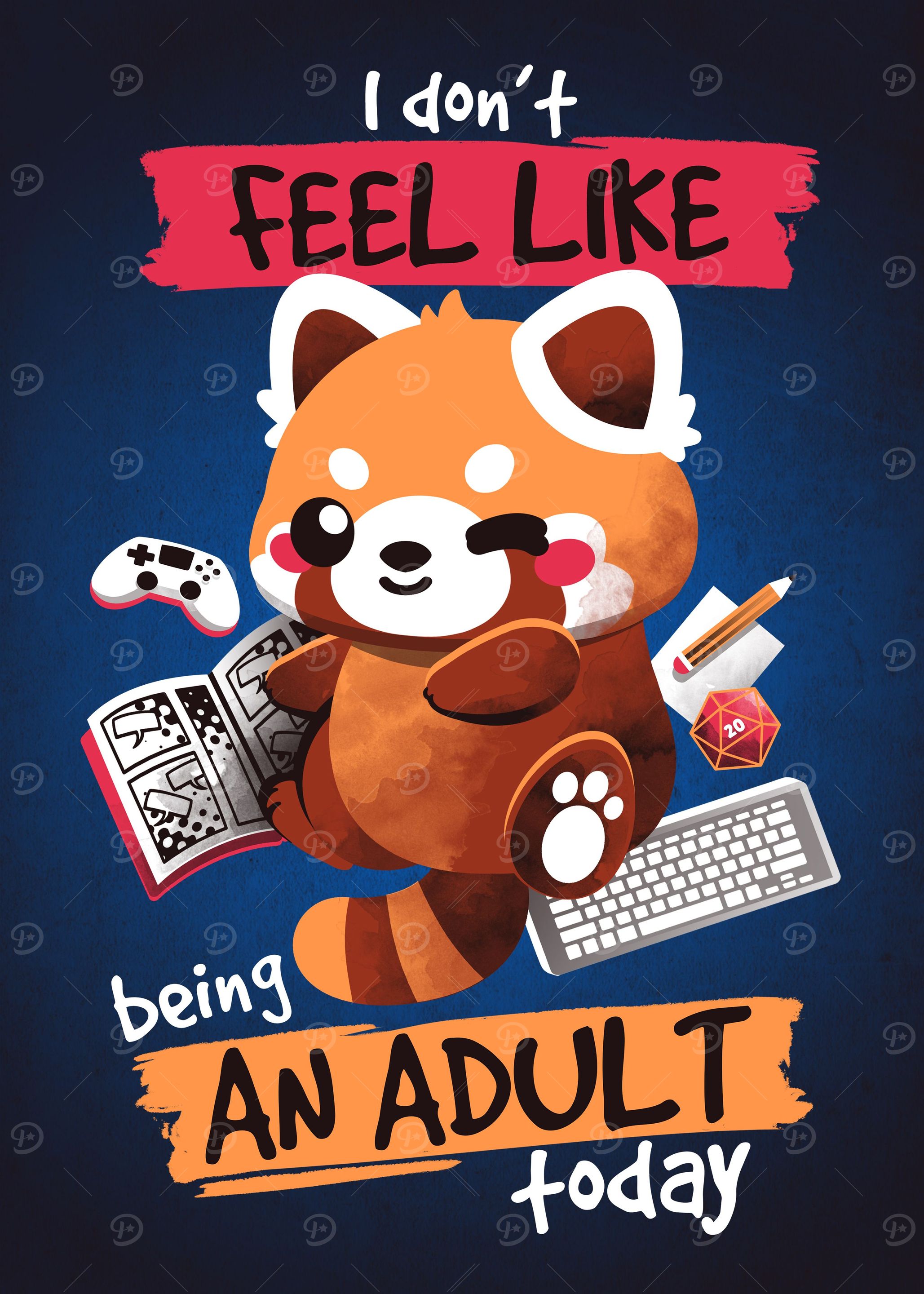 red panda not adult today