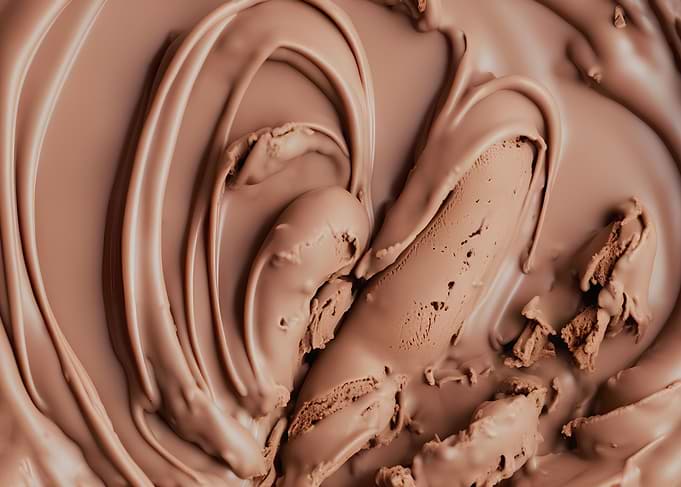 Ice cream texture with vei