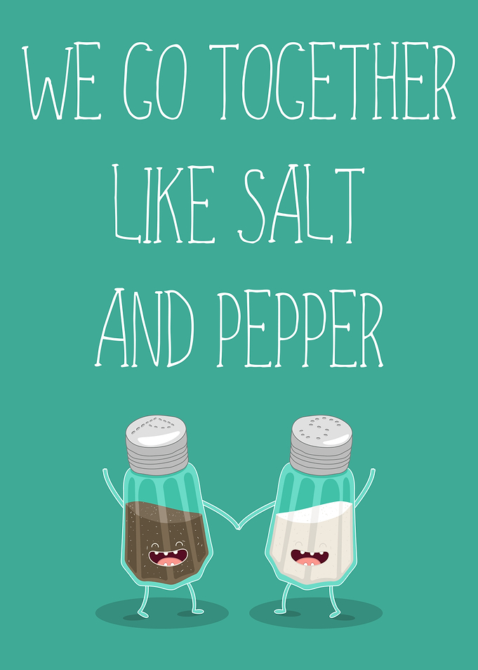 We Go Together Salt Pepper