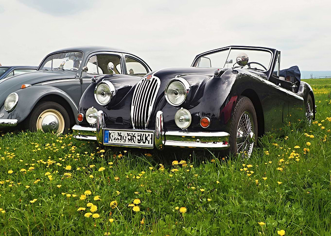 Classic Jaguar convertible