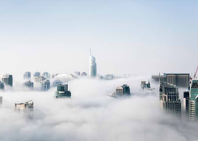 Above the cloud cover