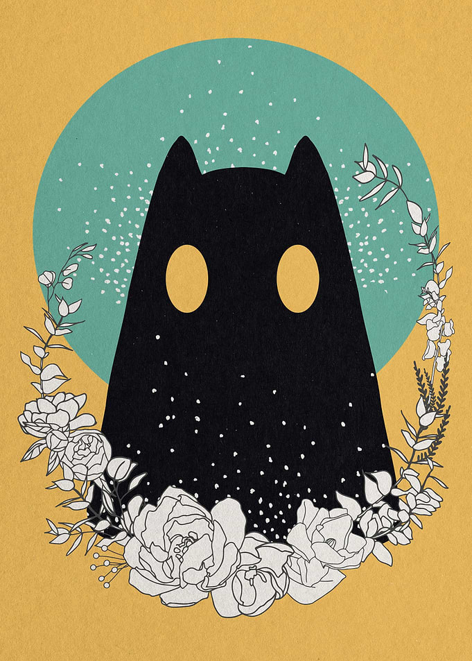 Cute monster cat