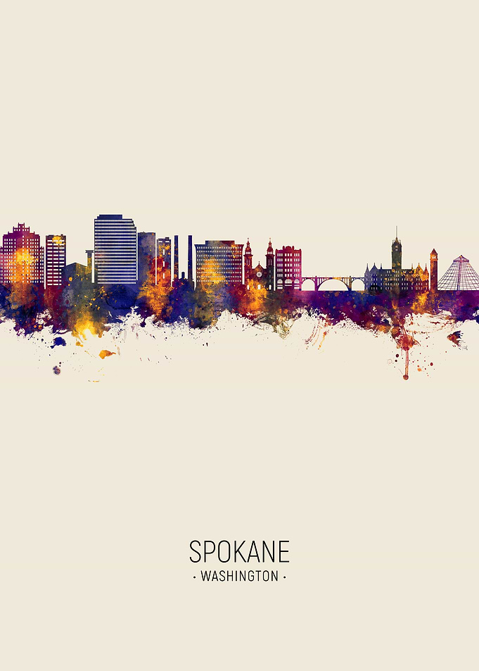 Spokane Skyline Washington
