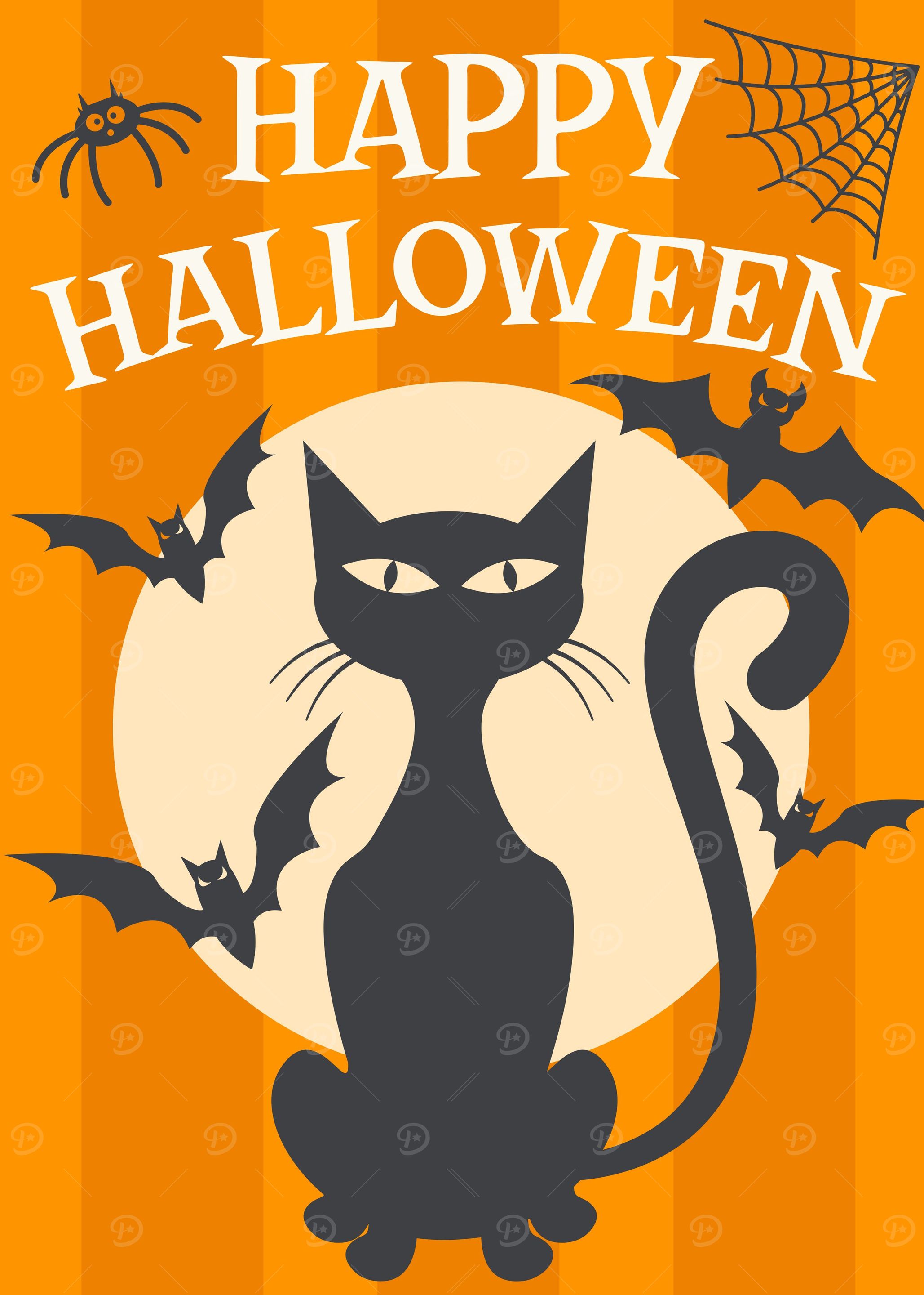 Cat happy Halloween