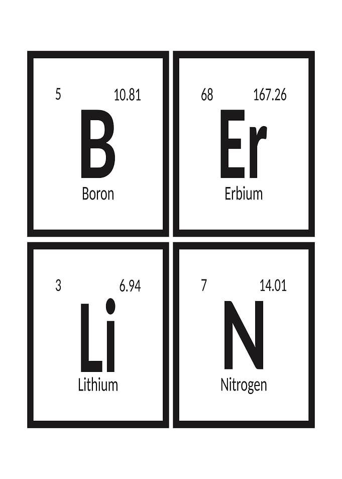 Berlin Periodic Table