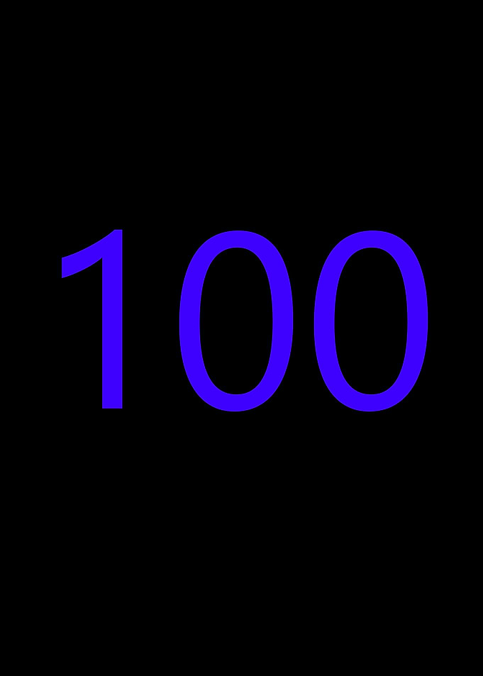 one hundred