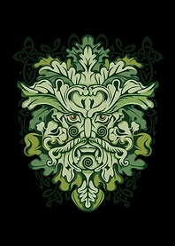 Celtic Irish Green Man