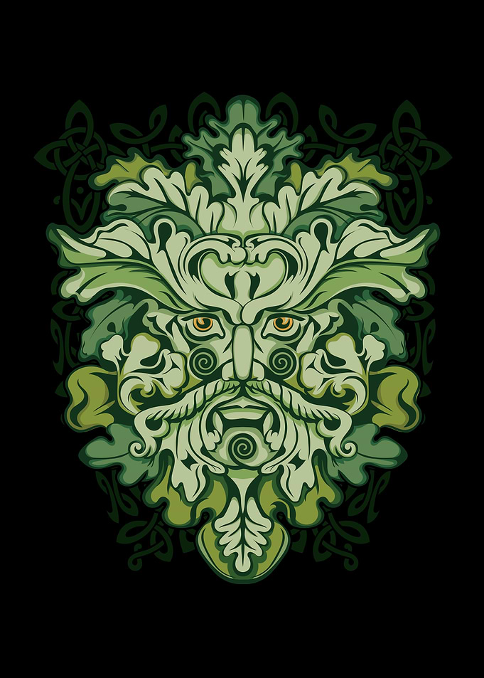 Celtic Irish Green Man