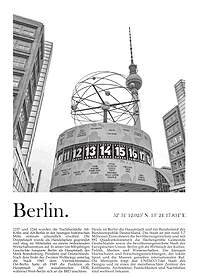 Berlin TV Tower black