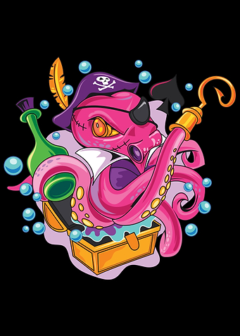 Treasure Pirate Octopus