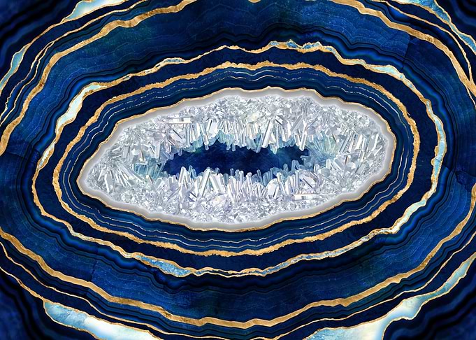 Dark Blue Geode