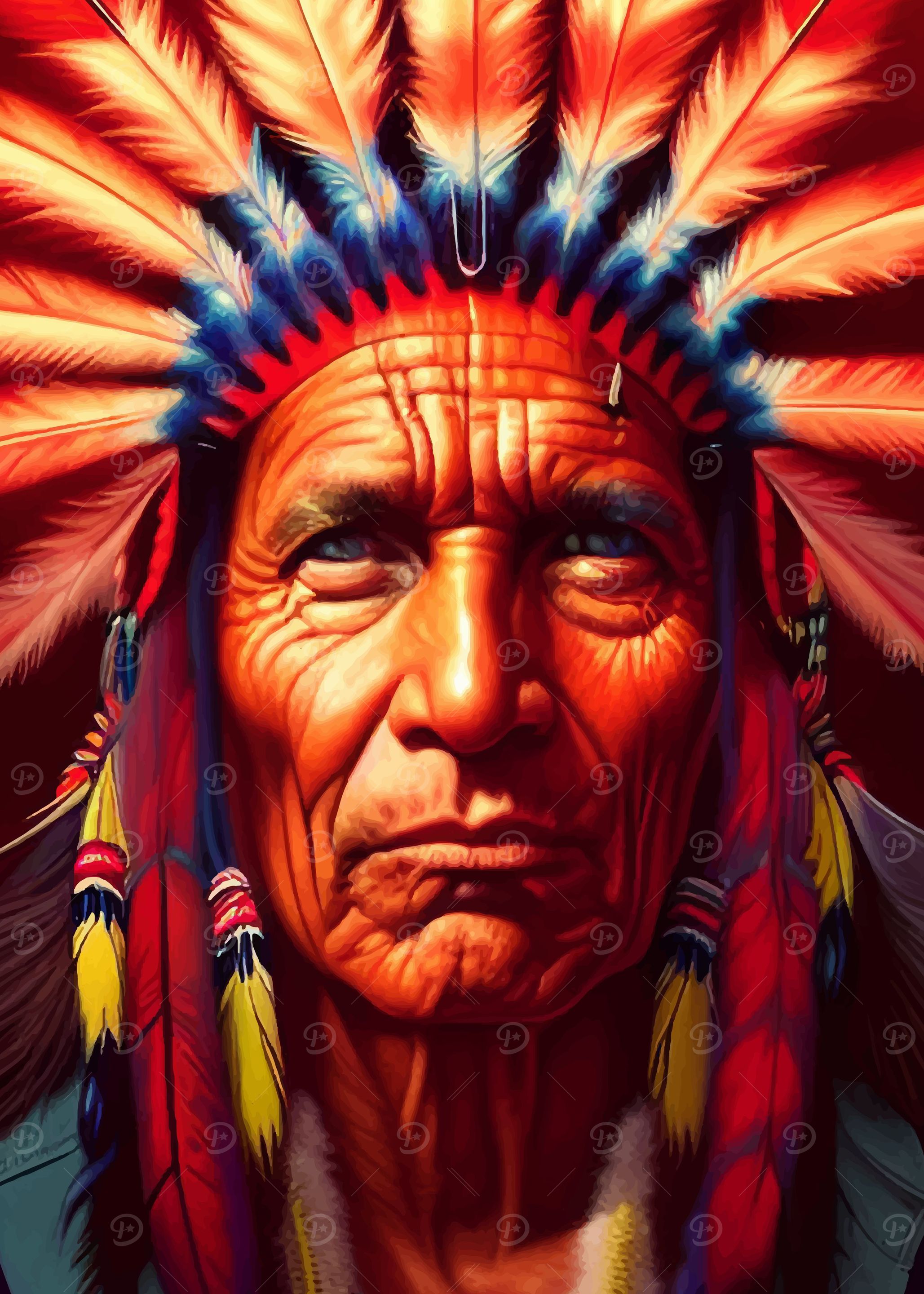 Indian chief man